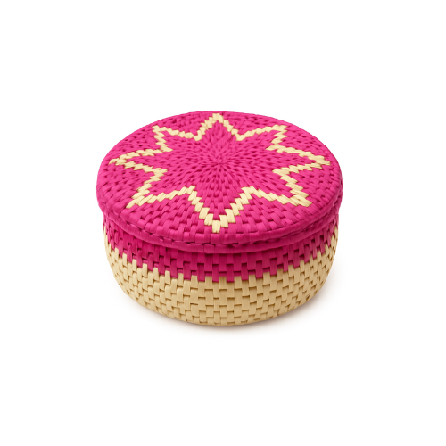 Handmade Date Palm Leaf Hotpot – Eco-Friendly Food Warmer